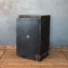 Cassettiera nera vintage con 40 cassetti in metallo