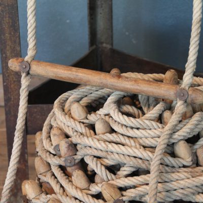 Scala da nave in legno e corda dei primi del '900